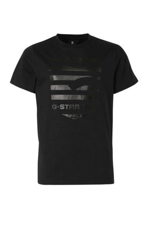 T-shirt met logo zwart