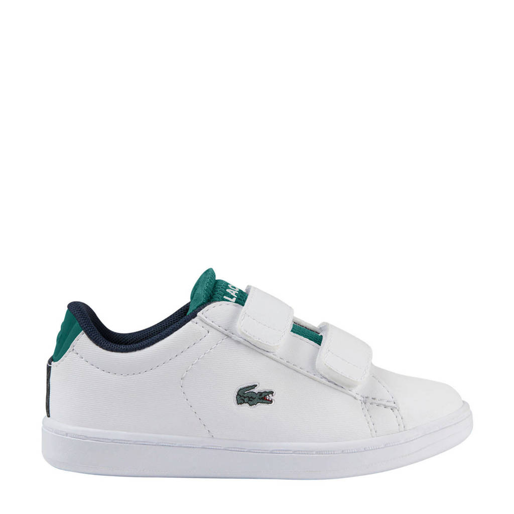 Lacoste Carnaby Evo 120 2 SUI sneakers wit/groen, Wit/groen