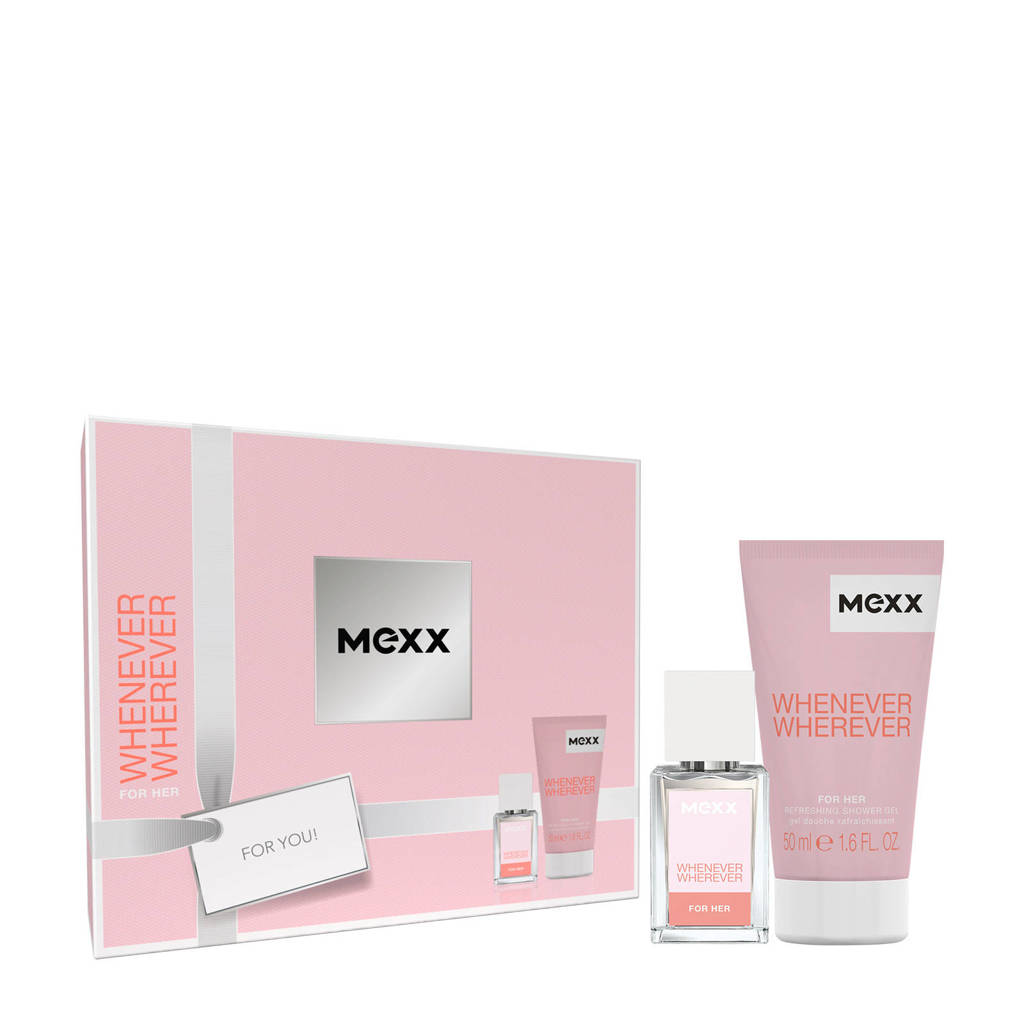 Mexx Whenever Wherever Woman eau de toilette 15 ml + Showergel 50 ml