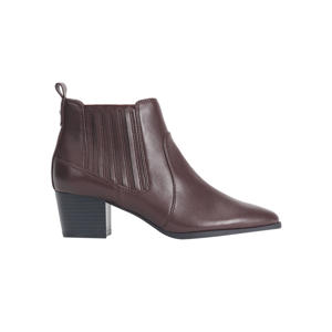 chelsea boots donkerrood