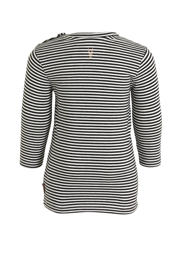 thumbnail: LEVV gestreepte jersey jurk wit/zwart