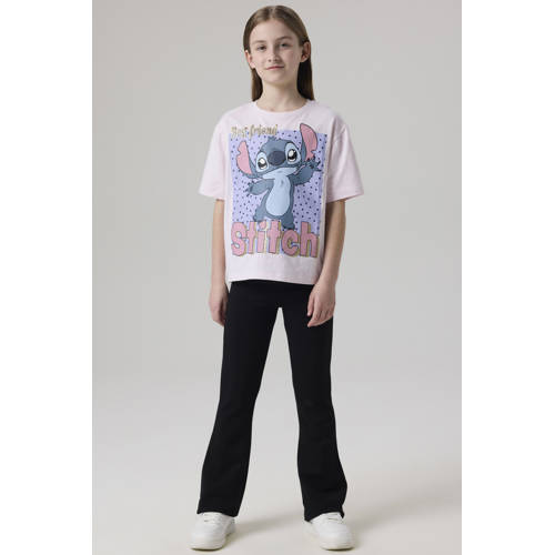 NAME IT KIDS high waist flared broek NKFFRIKKALI zwart afbeelding