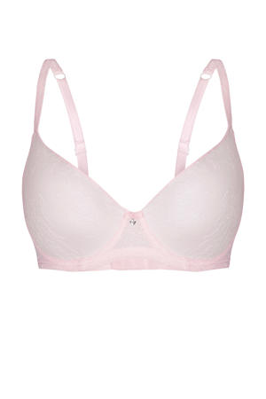 voorgevormde beugelbh Feminine Lace lichtroze