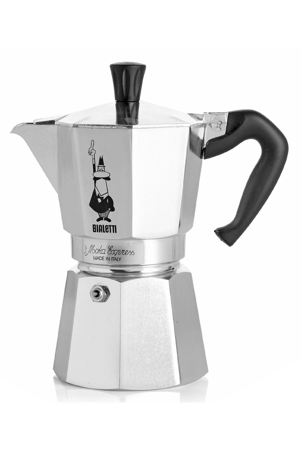 Bialetti Moka Express percolator (4 kops)