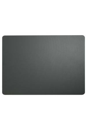Placemat - Leather Optic Fine - Basalt - 46 x 33 cm