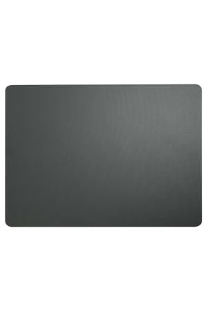 Placemat - Leather Optic Fine - Basalt - 46 x 33 cm