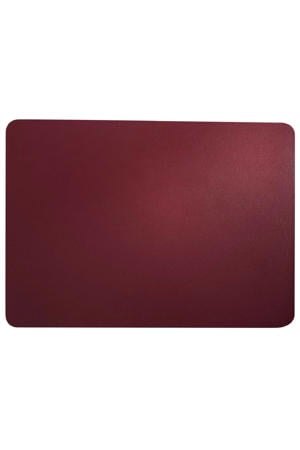 Placemat - Leather Optic Fine - Magnolia - 46 x 33 cm