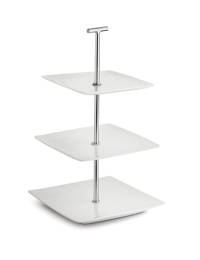 Yong etagere squito 3 laags, Wit