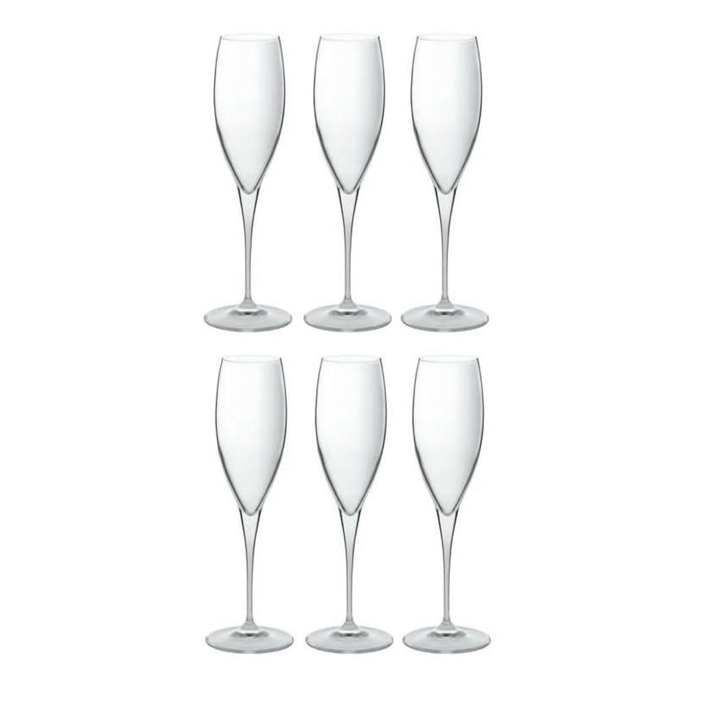 Bormioli Rocco Champagneglazen - Flutes - Premium - 260 ml - 6 stuks