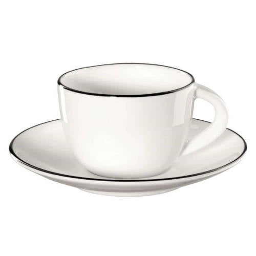 ASA Selection ASA Espresso Kop en Schotel A Table Ligne Noire 70 ml afbeelding