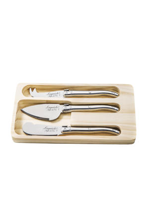 Laguiole Style De Vie Kaasmessen RVS 3 - delig