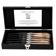 thumbnail: Laguiole Style de Vie Steakmessen Luxury Line Olijfhout - 6 stuks