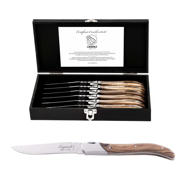 thumbnail: Laguiole Style de Vie Steakmessen Luxury Line Olijfhout - 6 stuks