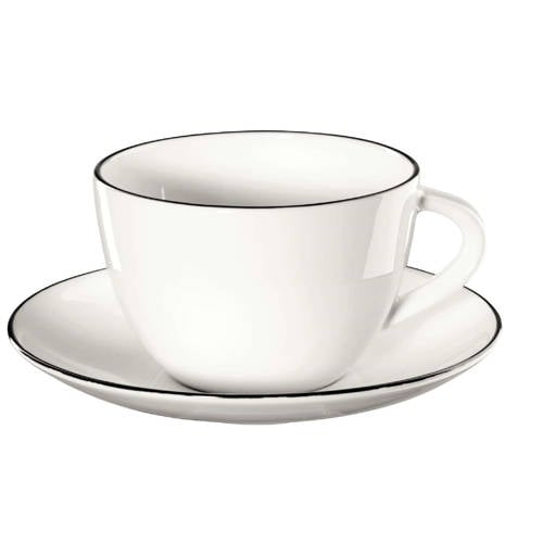 ASA Selection Koffiekop en Schotel A Table Ligne Noire 210 ml afbeelding