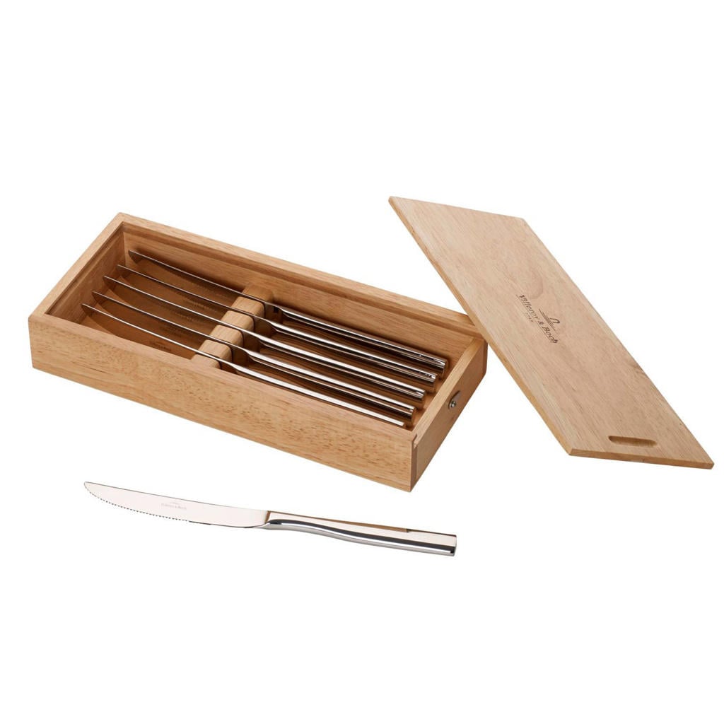 Villeroy & Boch Steakmessenset Piemont - 18/10 RVS - 6-delig