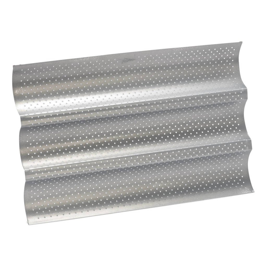 Patisse stokbroodvorm Silver Top 3 Stokbroden, Zilverkleurig