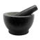Imperial Kitchen vijzel graniet zwart 18 cm