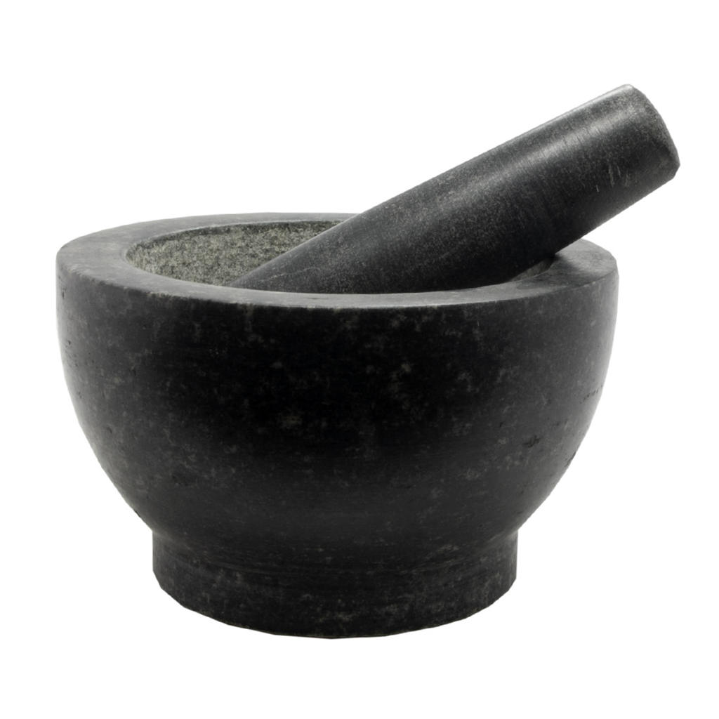 Imperial Kitchen vijzel graniet zwart 18 cm