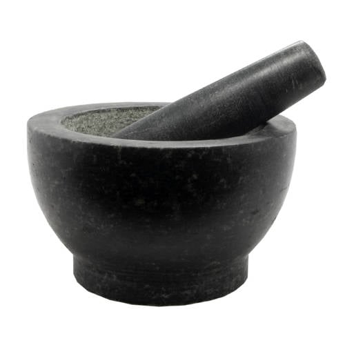 Imperial Kitchen vijzel graniet zwart 18 cm afbeelding