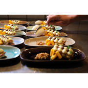 thumbnail: Cosy & Trendy Dessertborden / Tapasborden Streetfood 22.5 x 10 cm - 10 Stuks