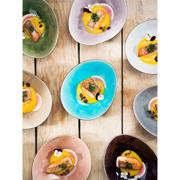 thumbnail: Cosy & Trendy Kleine Bordjes / Gebaksbordjes Streetfood 15 x 11.5 cm - 10 Stuks