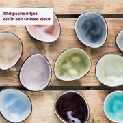 thumbnail: Cosy & Trendy Kleine Schaaltjes / Dipschaaltjes Streetfood 9 x 7 cm / 100 ml - 10 Stuks