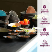 thumbnail: Cosy & Trendy Kleine Schaaltjes / Dipschaaltjes Streetfood 9 x 7 cm / 100 ml - 10 Stuks