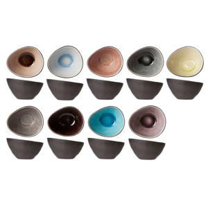 Dipschaaltjes Streetfood 9 x 7 cm / 100 ml - 10 Stuks 