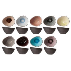 Kleine Schaaltjes / Dipschaaltjes Streetfood 9 x 7 cm / 100 ml - 10 Stuks