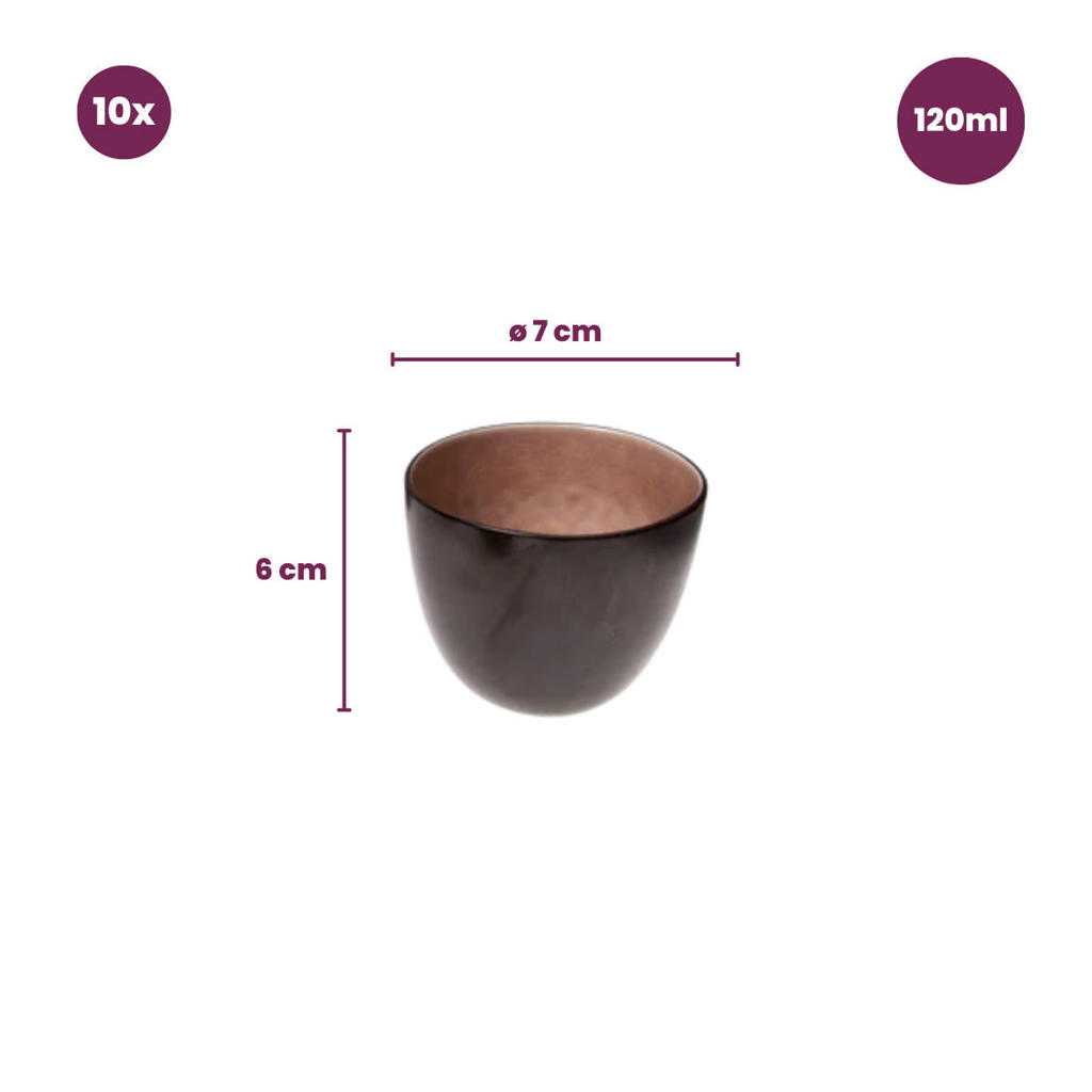 Cosy & Trendy Kleine Schüsseln Streetfood ø 12 cm / 350 ml - 10 Stück kaufen? Bei