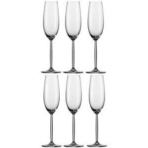 champagneglas Diva - set van 6 