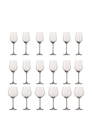 Wijnglazen Fortissimo - Set 18 delig - Witte en Rode Wijnglazen & Gin Tonic Glazen