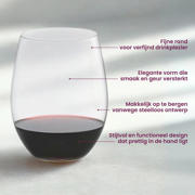 thumbnail: Riedel Rode Wijnglazen O Wine - Pinot / Nebbiolo - 690 ml - 2 stuks