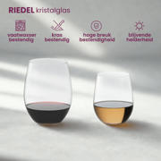 thumbnail: Riedel Rode Wijnglazen O Wine - Cabernet / Merlot - 600 ml - 2 stuks