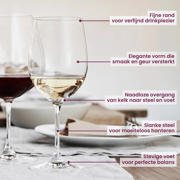 thumbnail: Riedel Rode Wijnglazen Vinum - Cabernet / Merlot - 650 ml - 2 stuks