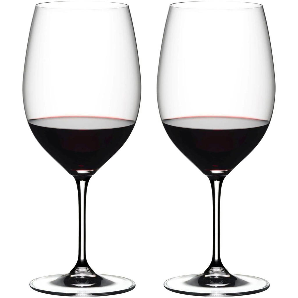 Riedel Rode Wijnglazen Vinum - Cabernet / Merlot - 650 ml - 2 stuks