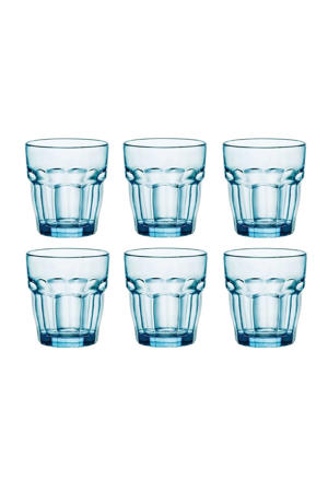 Waterglazen Rock Bar - Blauw - 270 ml - 6 stuks