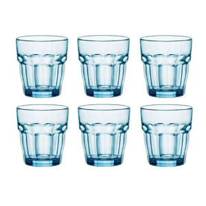 Waterglazen Rock Bar - Blauw - 270 ml - 6 stuks