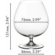 thumbnail: Riedel Cognac Glazen Vinum - 885 ml - 2 stuks