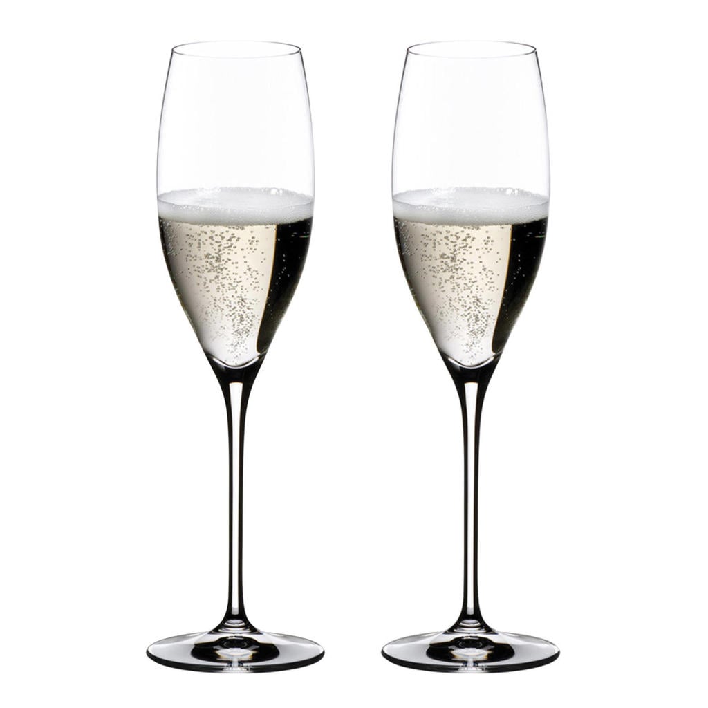 Riedel Champagneglazen - Flutes - Vinum - Cuvee Prestige - 230 ml - 2 stuks
