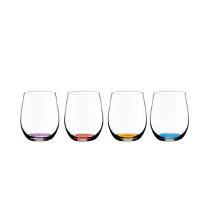 Tumbler - Waterglas Happy O - 335 ml - 4 stuks