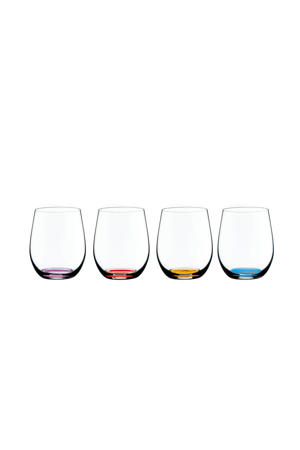 Tumbler - Waterglas Happy O - 335 ml - 4 stuks
