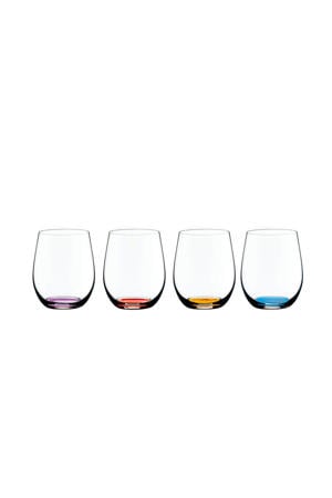 Tumbler - Waterglas Happy O - 335 ml - 4 stuks