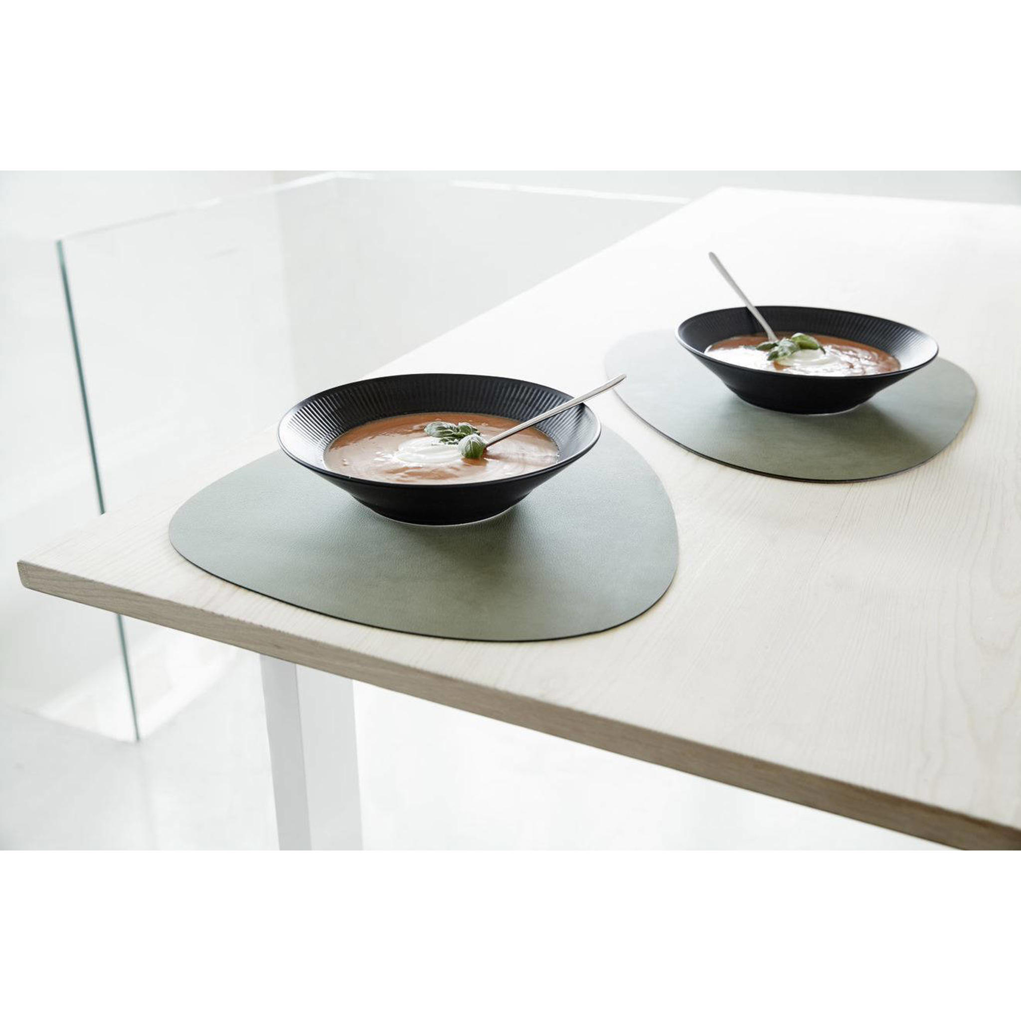 LIND DNA placemat leer Nupo Leger 37x44 cm wehkamp