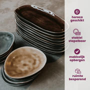 thumbnail: Cosy & Trendy Gebaksbordjes / Tapas Bordjes Streetfood ø 13 cm - 10 Stuks