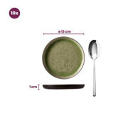 thumbnail: Cosy & Trendy Gebaksbordjes / Tapas Bordjes Streetfood ø 13 cm - 10 Stuks