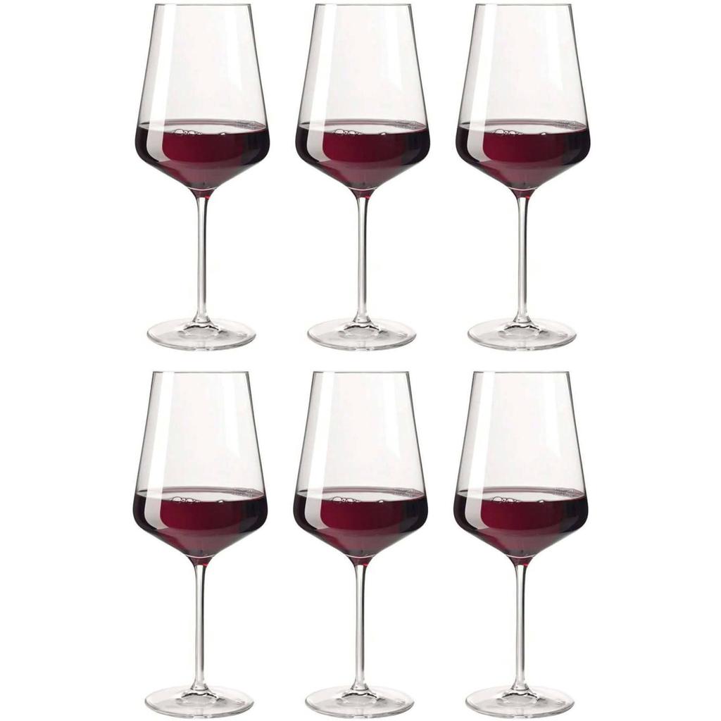 Leonardo Rode Wijnglazen - Puccini - 750 ml - 6 stuks