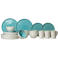 Cosy & Trendy Serviesset Laguna Azzurro 24-delig / 6 personen - 6 dinerborden, 6 bekers, 6 ontbijtborden en 6 schaaltjes
