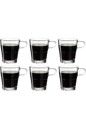Koffieglazen Senso - Stapelbaar - 250 ml - 6 stuks