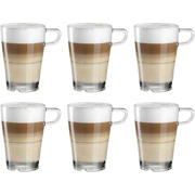 thumbnail: Leonardo Latte Macchiato Glazen Senso - Stapelbaar - 350 ml - 6 stuks